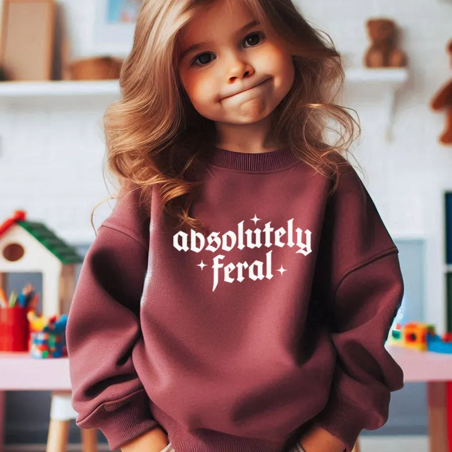 Absolutely Feral Kids Sweatshirt