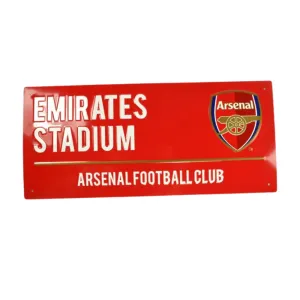 Arsenal Official Emirates Metal Street Sign