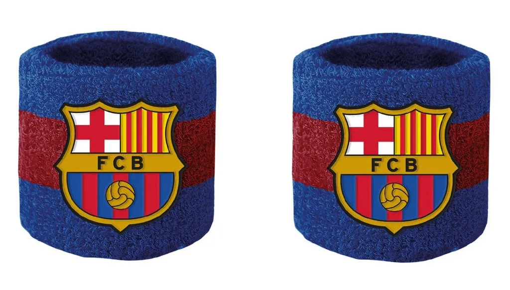 Barcelona Official 2 Pack Wristbands