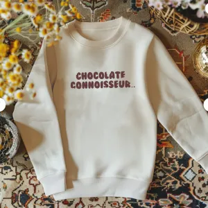 Chocolate Connoisseur Kids Sweatshirt