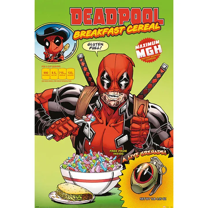 Deadpool (Cereal) Maxi Poster