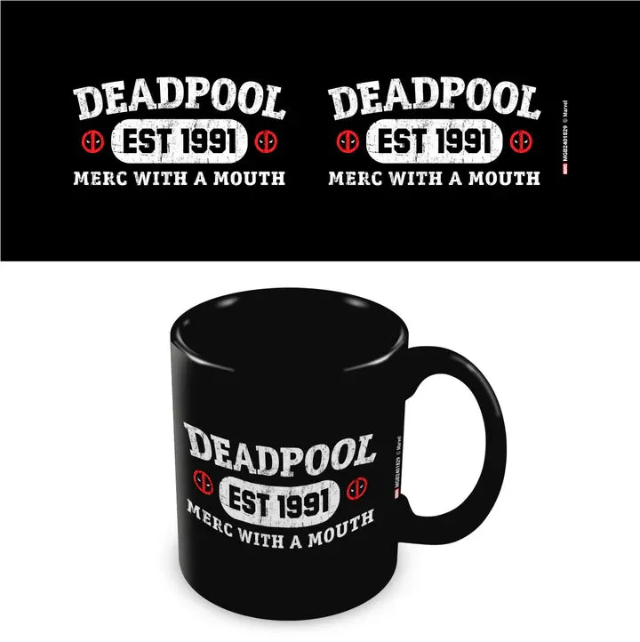 Deadpool (Merc With A Mouth) Black 11Oz Mug
