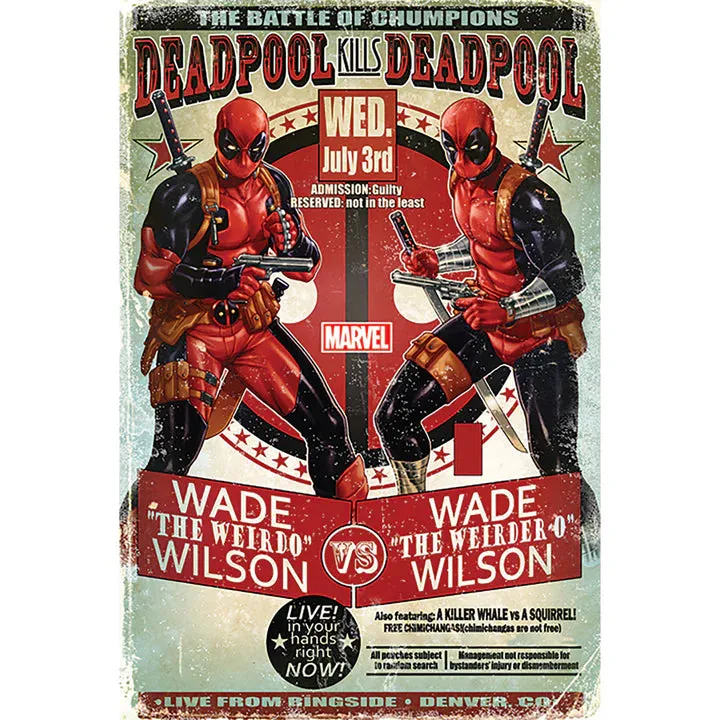 Deadpool (Wade Vs Wade) Maxi Poster