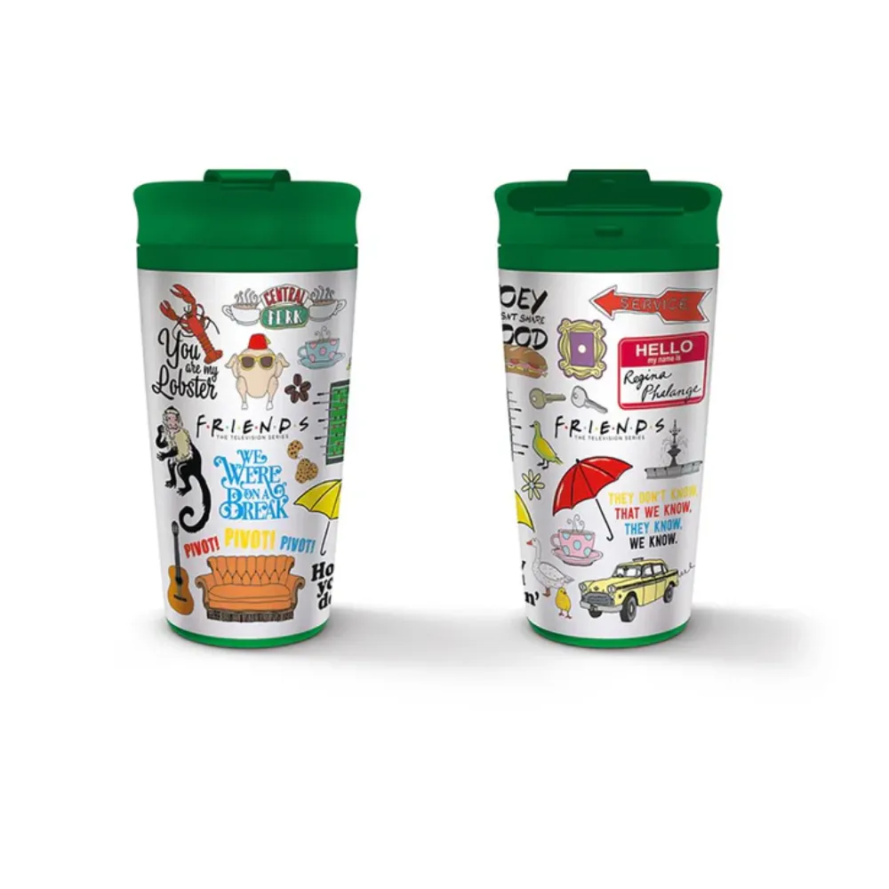 Friends Official Iconograph 450ml Travel Mug