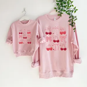 Fruity Coquette Icons Matching Sweatshirts