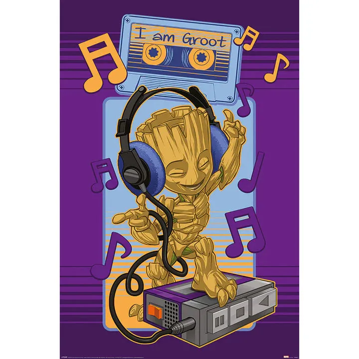 Guardians Of The Galaxy (Groot Cassette) Maxi Poster
