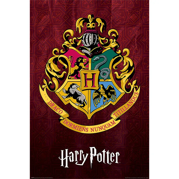 Harry Potter (Colourful Crest Hogwarts) Maxi Poster