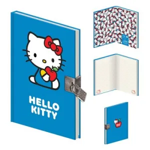 Hello Kitty (Favourite Apple) A5 Lockable Notebook
