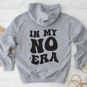 In My No Era Kids Heather Grey Hoodie