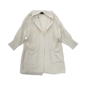 Little Luxe LDN Longline Kids Cardigan- Cream