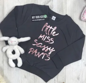 Little Miss Sassy Pants Sweater (MRK X)