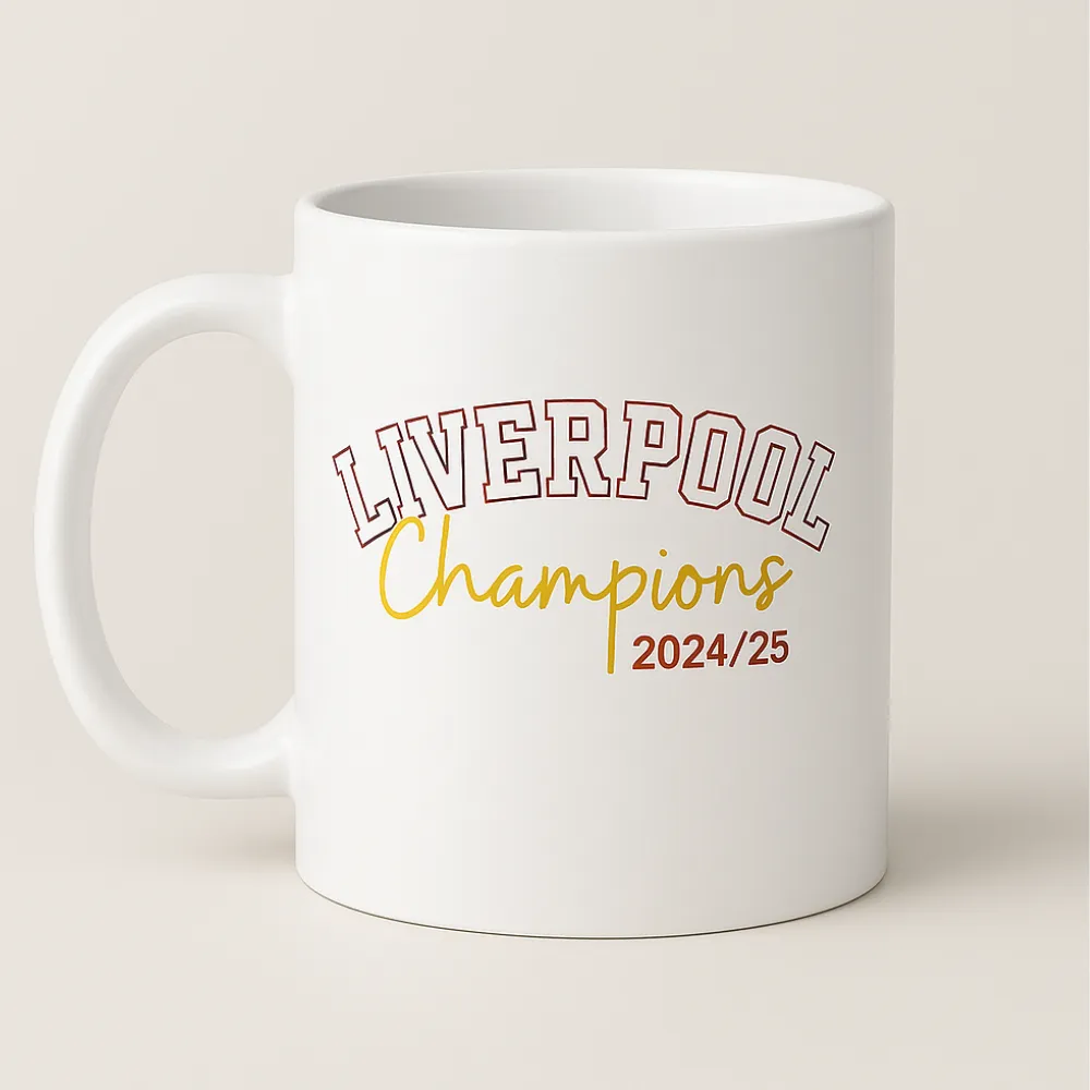 Liverpool FC Champions 2024/25 Mug