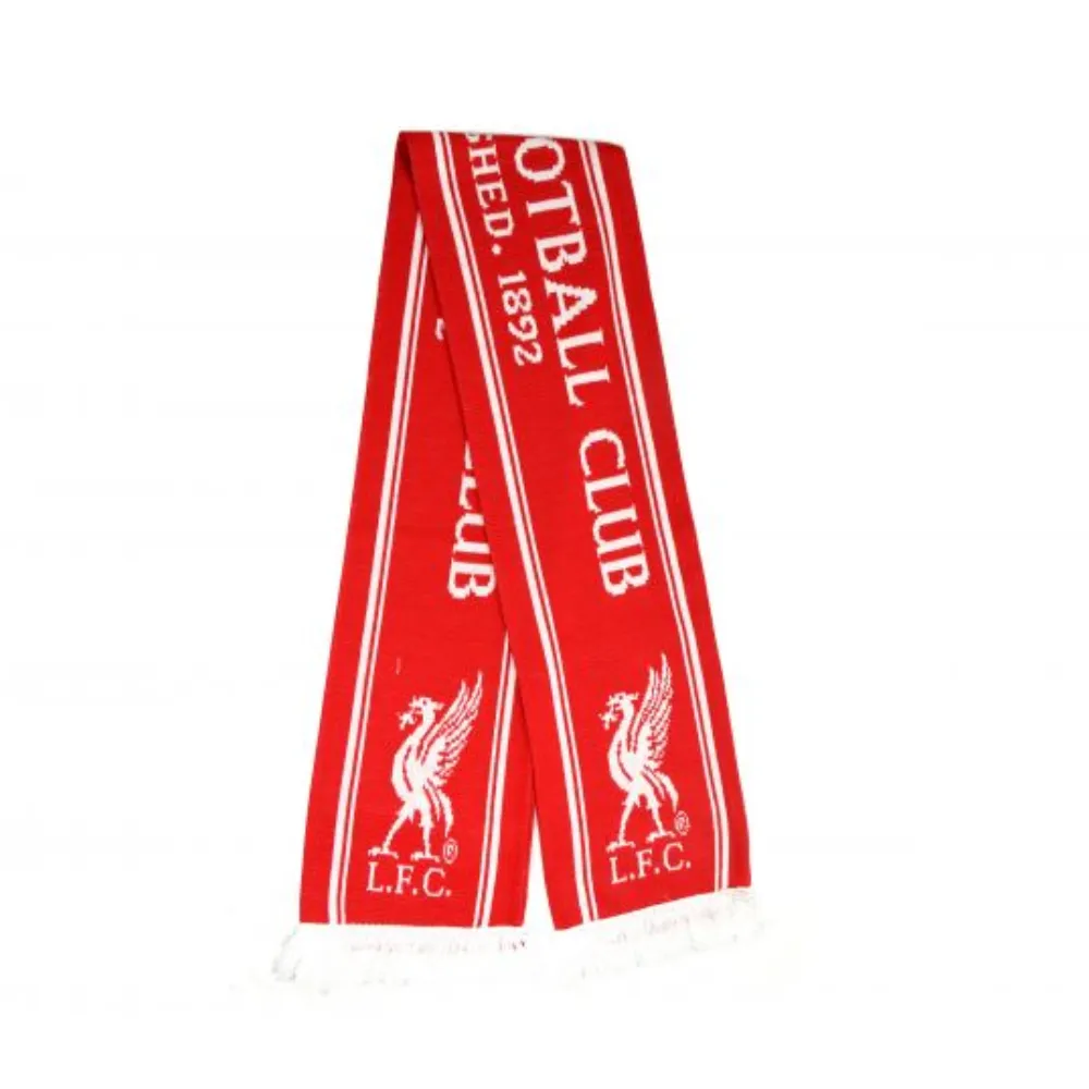 Liverpool Official Jacquard Established Scarf