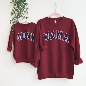 Mama & Mini Essential Varsity Matching Sweatshirts
