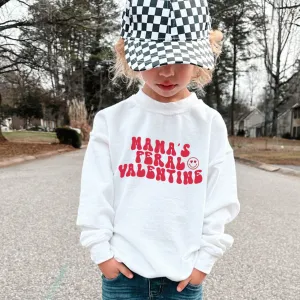 Mama's Feral Valentine Kids Sweatshirt