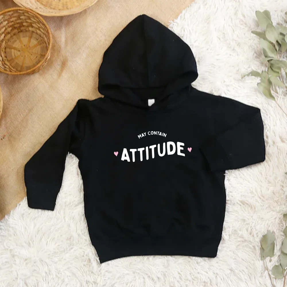 May Contain Attitude Kids Hoodie