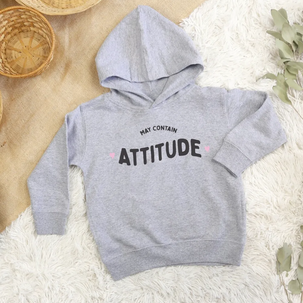 May Contain Attitude Kids Hoodie