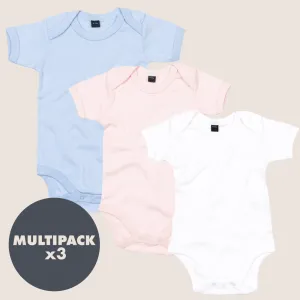 MRK Essentials - Pastels 3 Pack Baby Vest Bundle