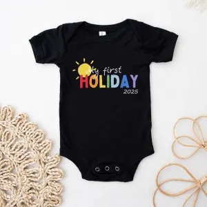 My First Holiday 2025 Baby Vest