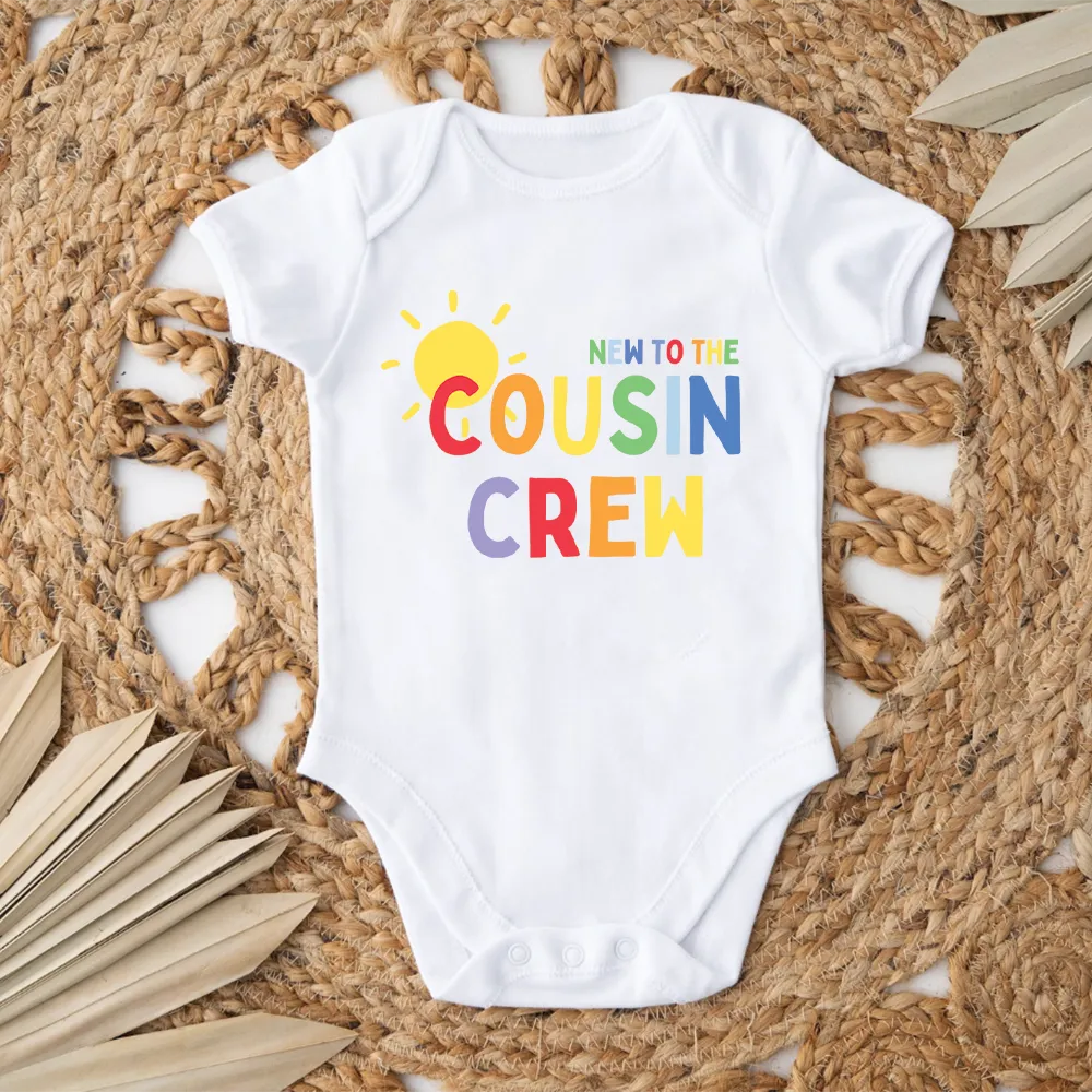 New To The Cousin Crew Summer Baby Vest