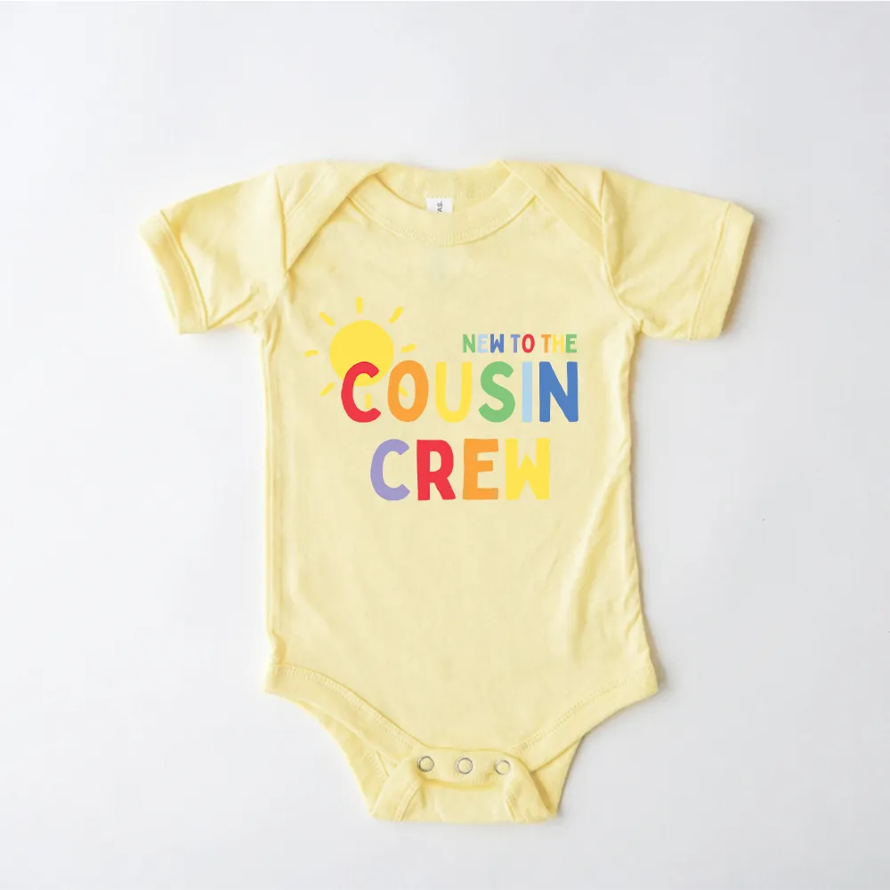 New To The Cousin Crew Summer Baby Vest