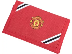Official Man Utd Core Stripe Wallet Red