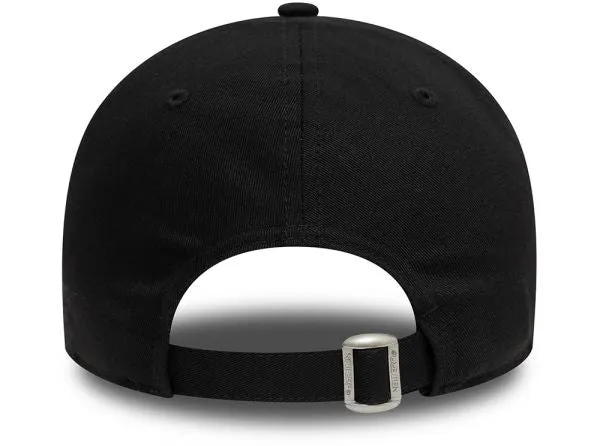 Official Man UTD New Era Flag 9Forty Black Strapback Baseball Cap