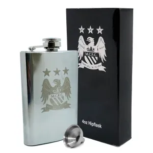 Official Manchester City FC Hip Flask 4 oz.