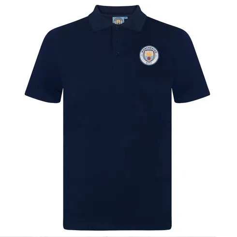 Official Manchester City FC Mens Polo Shirt
