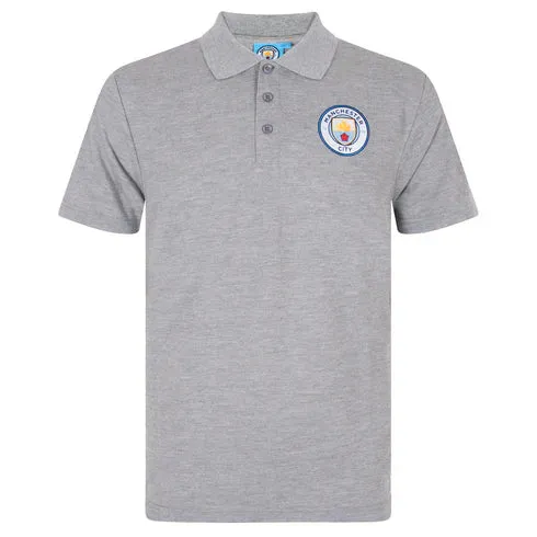 Official Manchester City FC Mens Polo Shirt