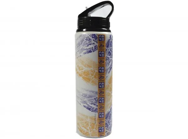 Official Real Madrid 10144 Aluminium Water Bottle 750ml