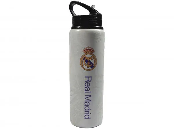 Official Real Madrid 10144 Aluminium Water Bottle 750ml