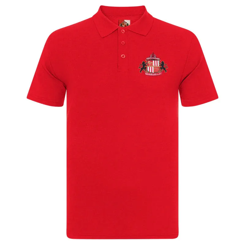 Official Sunderland AFC Mens Polo Shirt