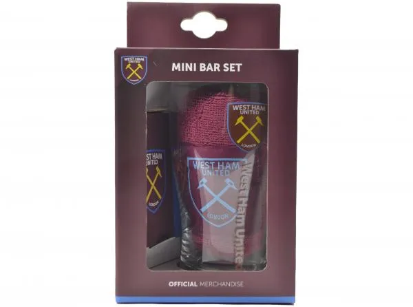 Official West Ham Mini Bar Set