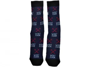 Official West Ham United All Over Print Socks