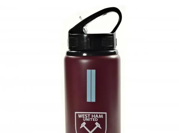 Official West Ham United Fade Aluminium Water Bottle 750ml