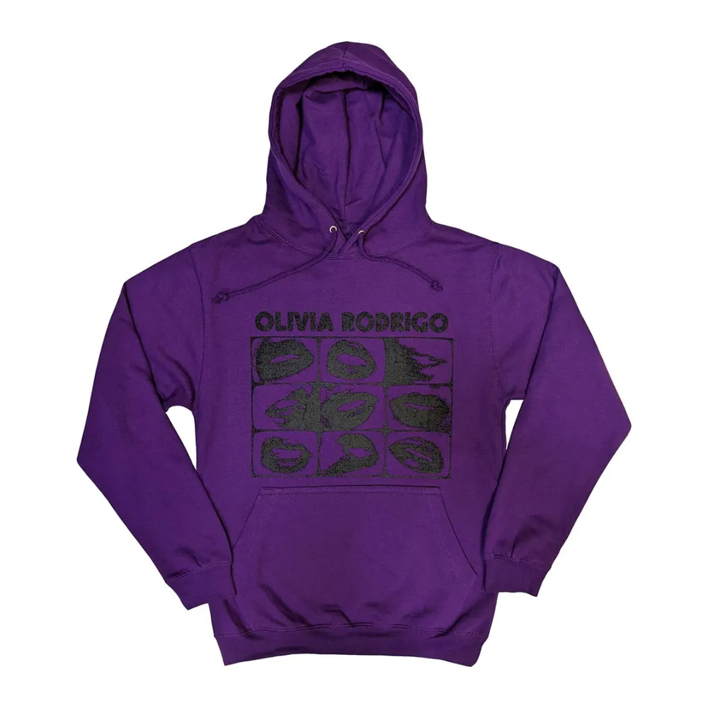 Olivia Rodrigo Threshold Lips Grid Hoodie