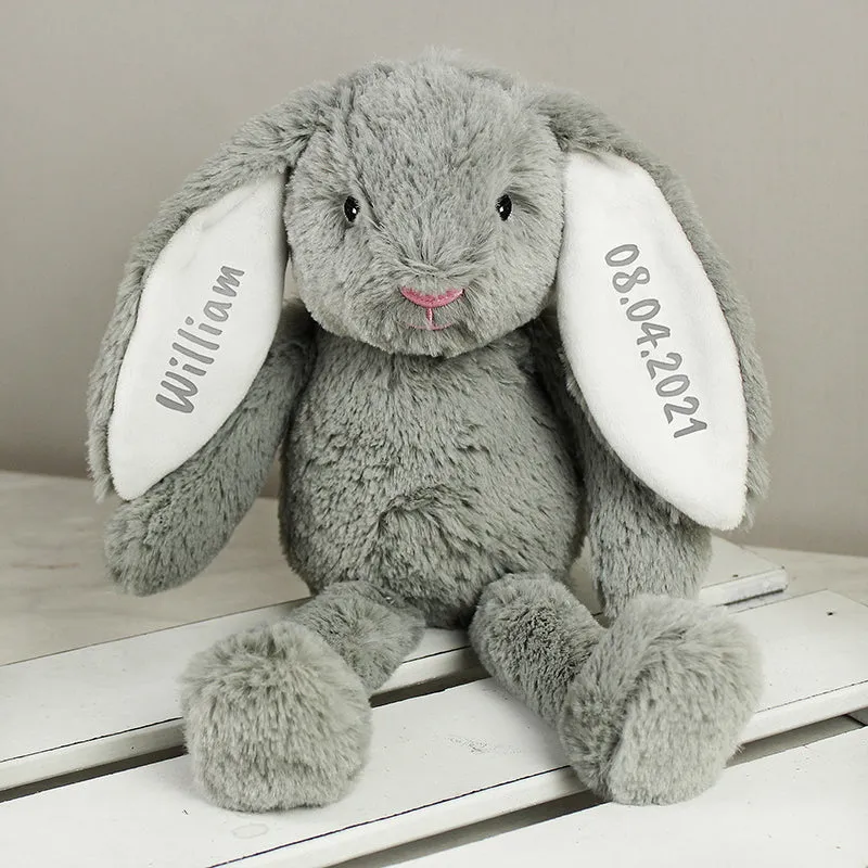 Personalised Bunny Rabbit Soft Toy (MRK-iD)