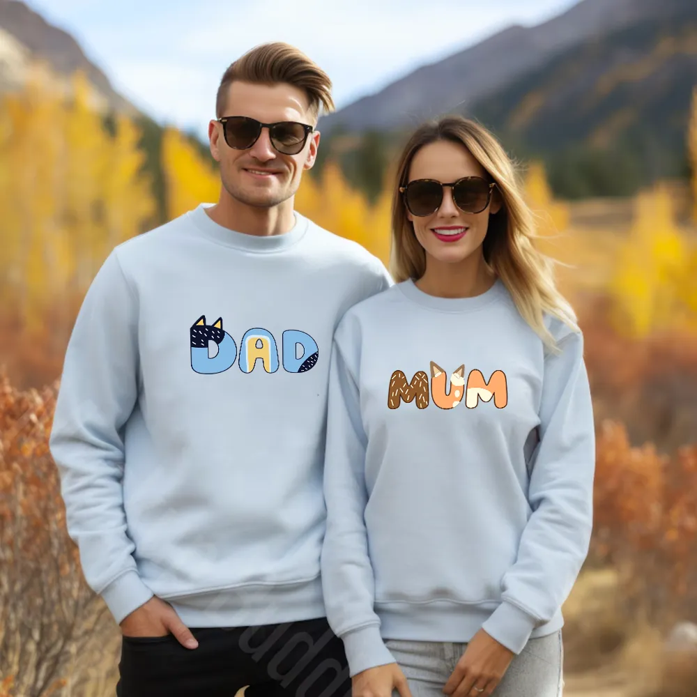 Puppy Dog Parents Parents- Mum & Dad Sweatshirts
