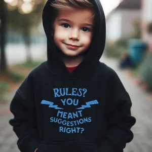 Rules- You Meant Suggestions Kids Hoodie