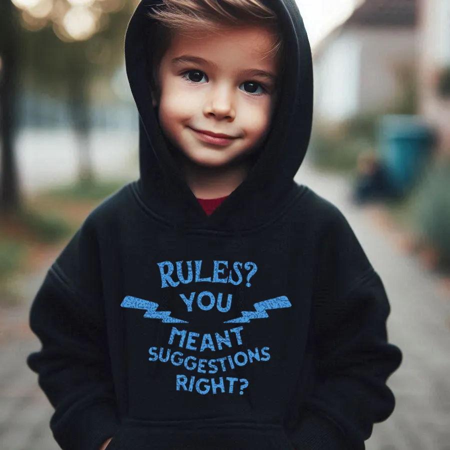 Rules- You Meant Suggestions Kids Hoodie