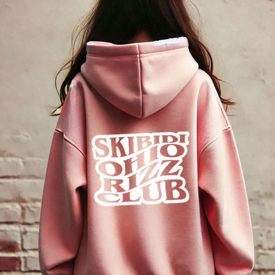 Skibidi Ohio Rizz Club Hoodie