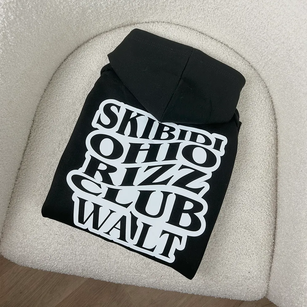 Skibidi Ohio Rizz Club Hoodie