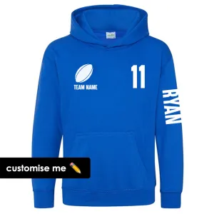 TeamKitz Core Rugby Team Sleeve Hoodie