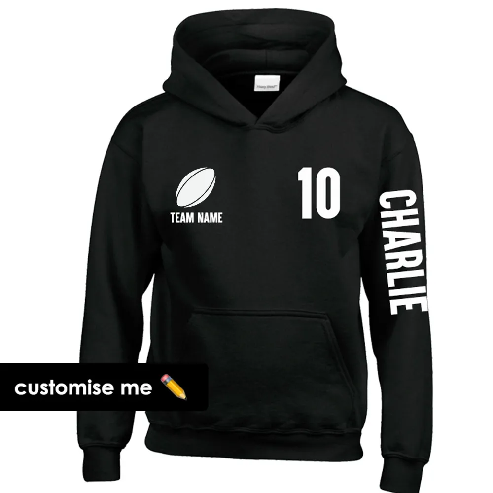 TeamKitz Core Rugby Team Sleeve Hoodie