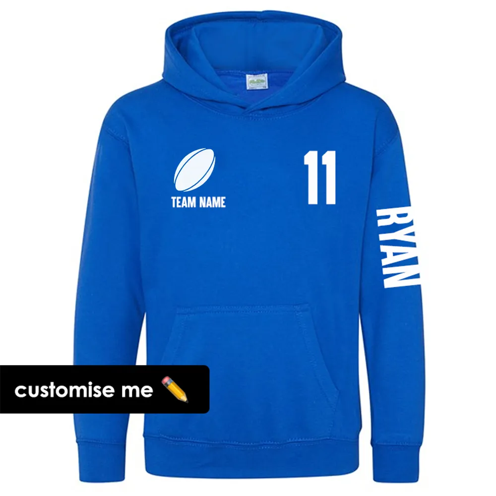 TeamKitz Core Rugby Team Sleeve Hoodie