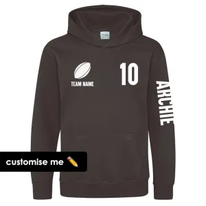 TeamKitz Core Rugby Team Sleeve Hoodie
