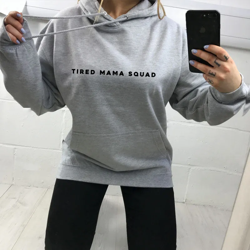 Tired Mama Squad Basic Hoodie (MRK X)
