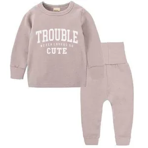 Trouble Never Looked So Cute Lounge Set